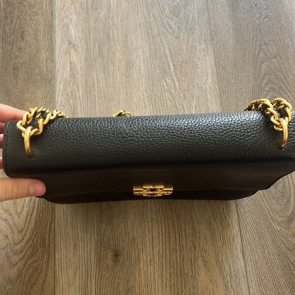 Tory Burch black chain leather bag - Picture 3 of 12